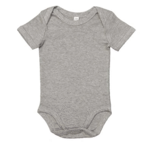 Body Bébé Gris Chiné