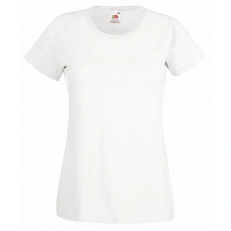 T-Shirt Col Rond Blanc Femme
