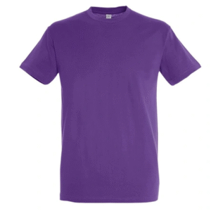 T-Shirt Col Rond Violet Enfant