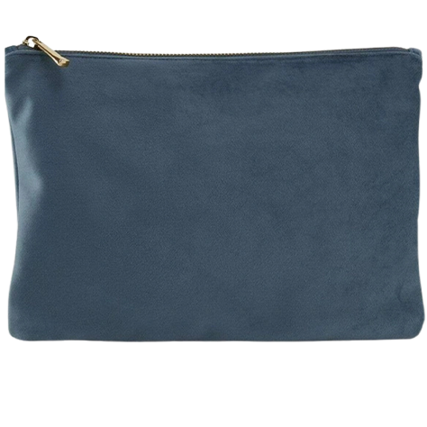 Pochette Velours écologique topaze