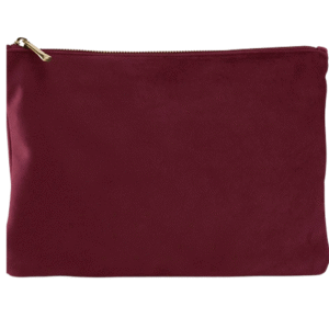 Pochette Velours écologique rubis
