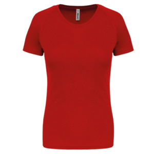 T-Shirt Sport Rouge Femme
